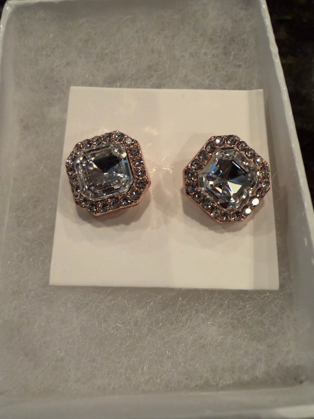 Crystal Halo Stud Earrings